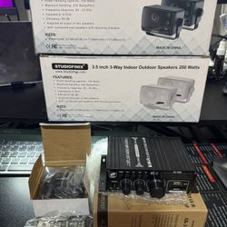 Amplifier And Speakers