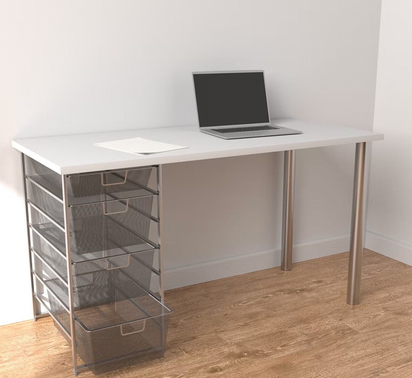 Elfa Desk With Drawers
