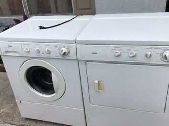 Washer and dryer working good