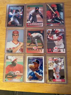 Lot of 9 Vintage MLB Baseball Cards