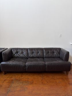 Leather Sofa Set
