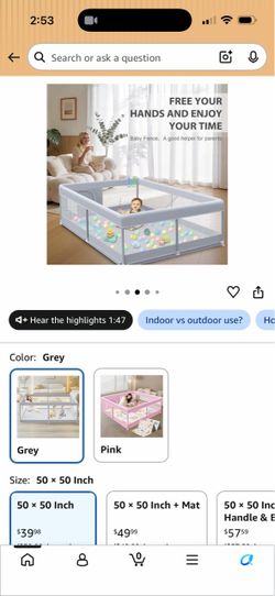 Large baby Play Pen