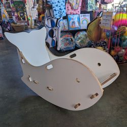 Montessori Style Rocking Whale Seat Toy