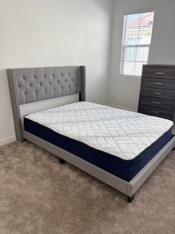 Queen Bed With Mattress