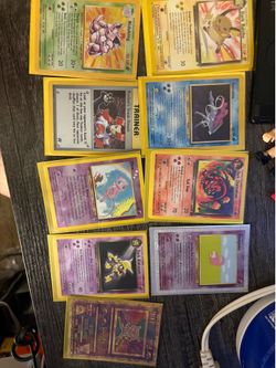 Rare vintage Pokemon cards