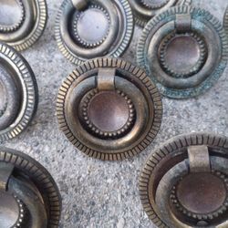 Antique Cabinet Knobs Drawer Knobs Set of 10