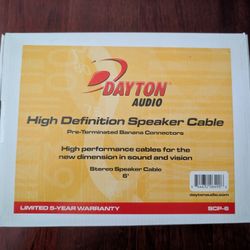 Dayton Audio Speaker Cables