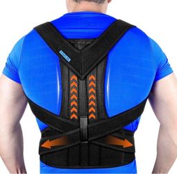ABISIKER Back Posture Corrector For Women Men, Breathable And Adjustable Back Posture Brace, Back Straightener Relieves Shoulder And Back Pain, Suppor