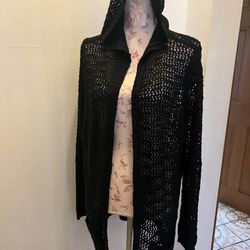 Black Jacket Cardigan Size CL