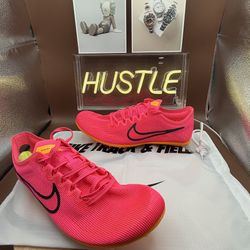 Nike Zoom Mamba V6 Hyper Pnk Track Spikes DR2733-600 Sz 10.5