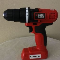 BLACK/DECKER 7.2V LITHIUM DRILL/DRIVER Model LDX172 3/8" Excellent Condition