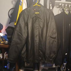 XXL Covington Leather Jacket