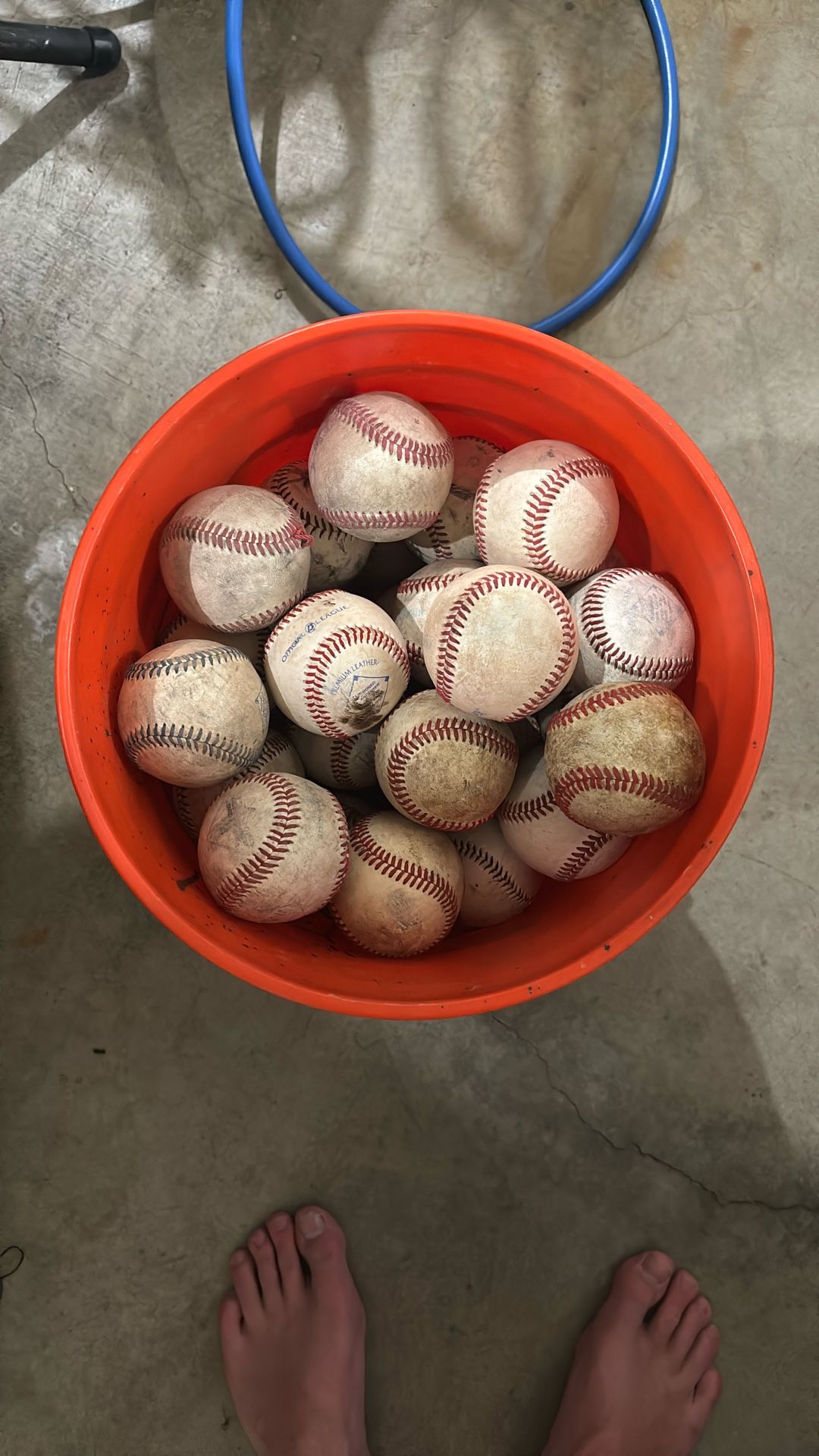 Bucket Of Baseballs