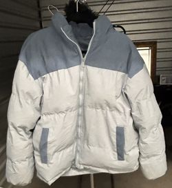 Light Blue Down Jacket - Size M/L - $20