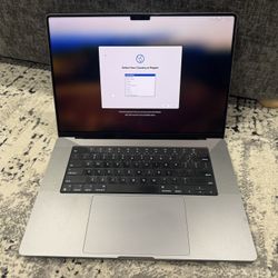 Macbook Pro 2021 16” M1 Pro 16gb RAM-512gb Memory 10/10 Cosmetic Conditio 