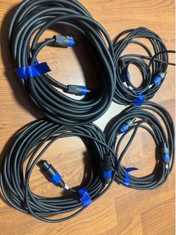 Professional Speakon Speaker Cables - Neutrik Connectors