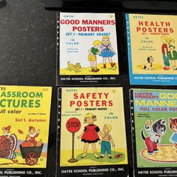 Set of 5 Vintage Hayes School Publishing Booklets - rare set