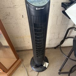 Black Standing Fan