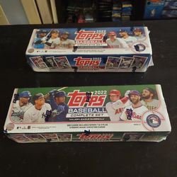 Topps 2022 Baseball Complete Sealed Factory Sets