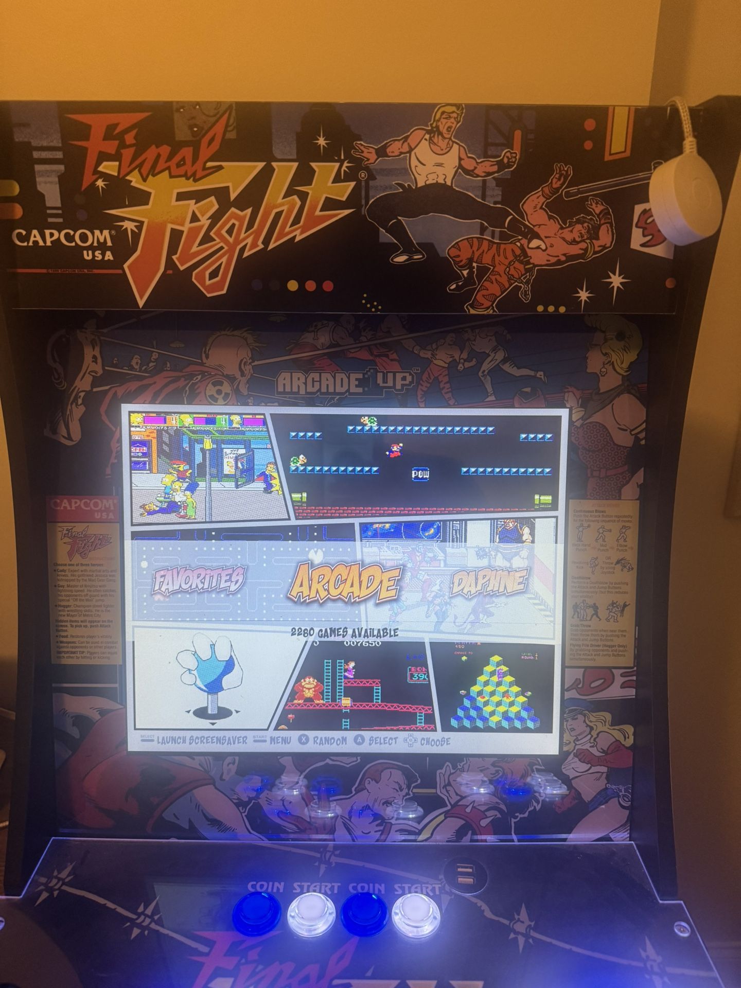 Stand Up Arcade With Over 2000 Retro Games