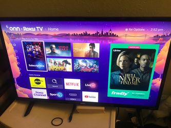 32 inch ONN Roku tv. NO REMOTE $40