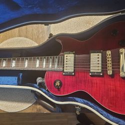 Harley Benton SC-550 II Deluxe (Red & Gold) Electric Guitar – Complete Bundle
