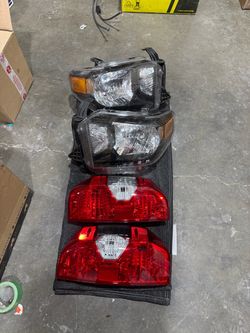 NEW 2018 Toyota Tundra head lights and break light set