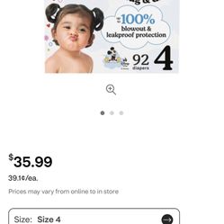 Huggies Diapers Size 4 Brand New 