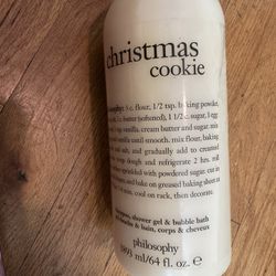 New Philosophy Christmas Cookie Jumbo 64oz