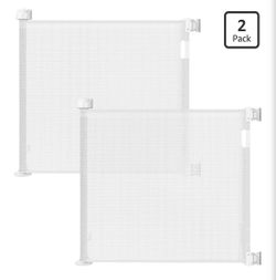 New In Box!  Veraste (2 Pack Gates) Retractable Baby / Dog (55”x33”) Gates $40 FIRM (#1423)