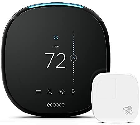 ECOBEE4. ..SMART THERMOSTAT.. with a room sensor and a built-in Alexa voice service