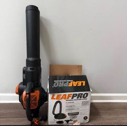 WORX TRIVAC Leaf Blower/Vacuum + LEAFPRO Collection System