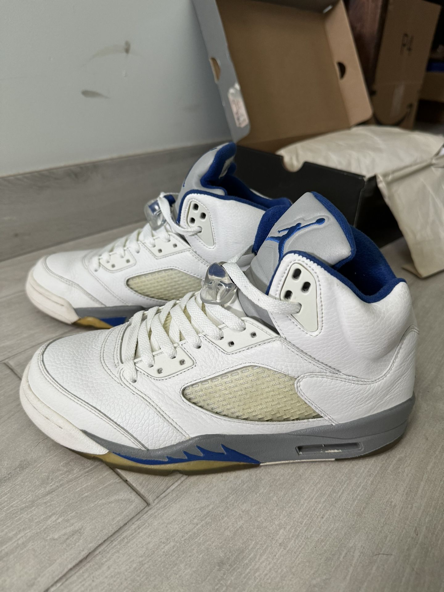Jordan V 5 Stealth Blue 2006 display picture 1