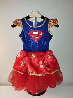 DC Supergirl Tutu Childs Costume Tutu Dress Only Small 4 - 6