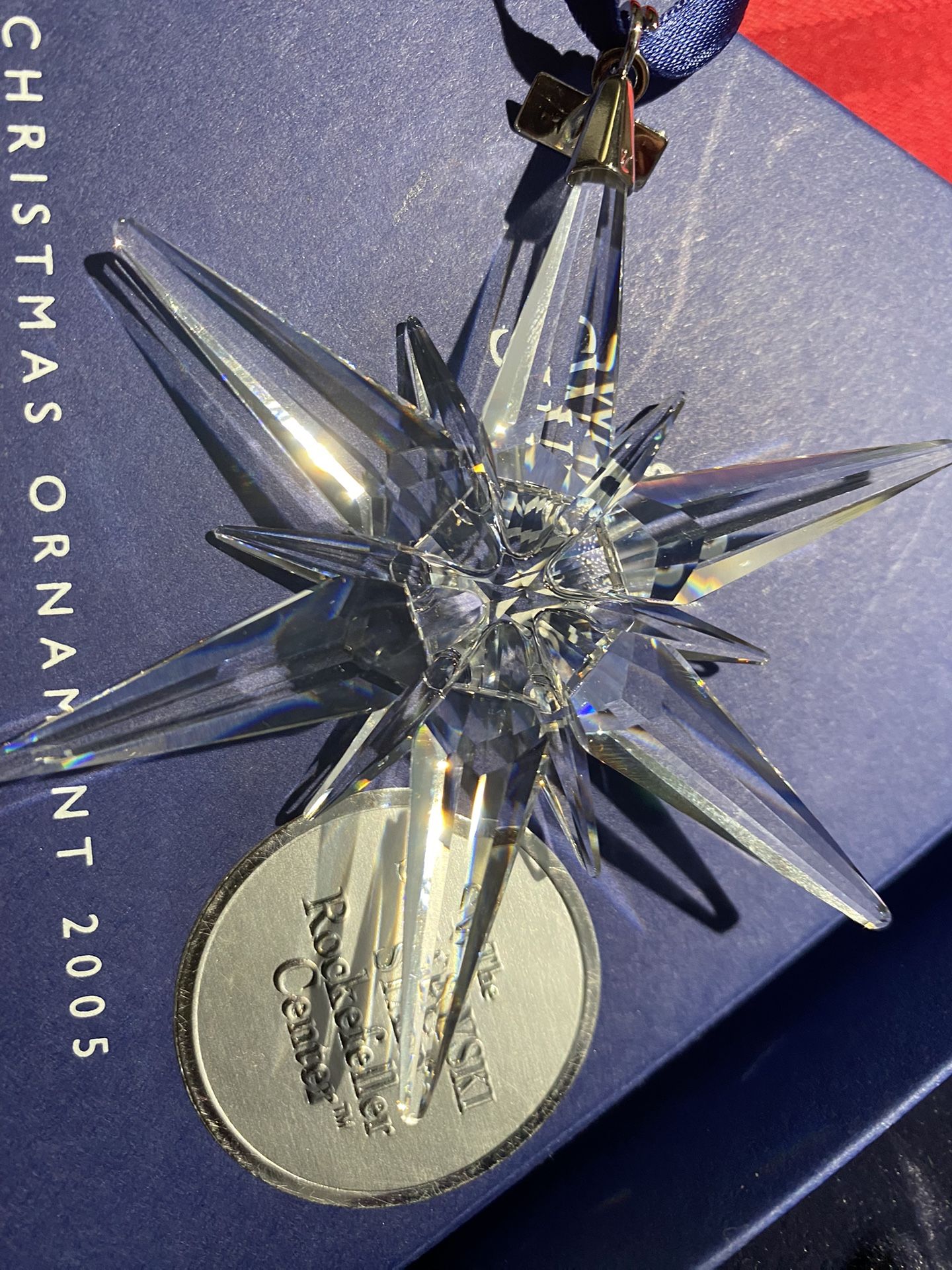 Swarovski, 2005 Annual Snowflake / Star Christmas Ornament