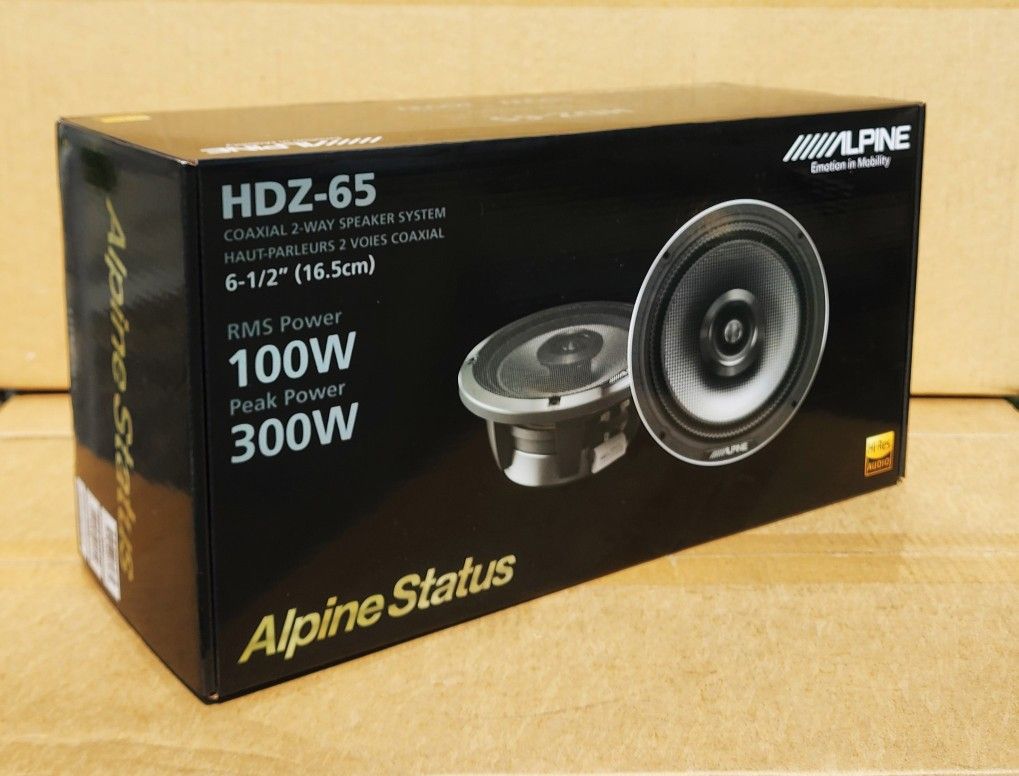 Status Series 2-Way Coaxial Car Speaker System 300 Watts 6 1 /2" Set HDZ65 🚨 Payment Options Available 🚨 No Credit Needed 🚨