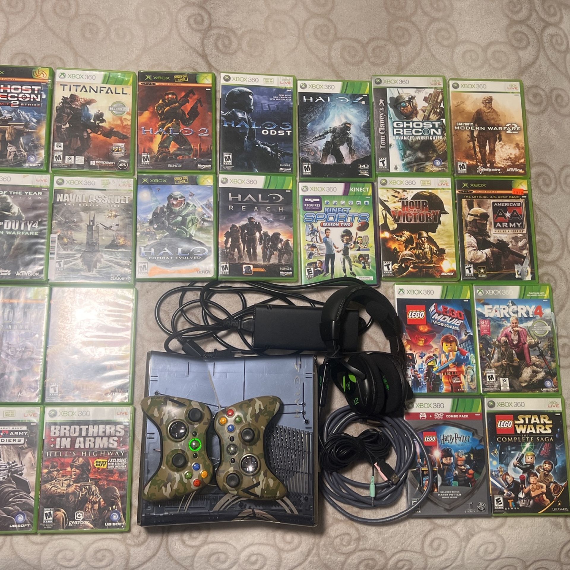 XBOX 360 With Games 