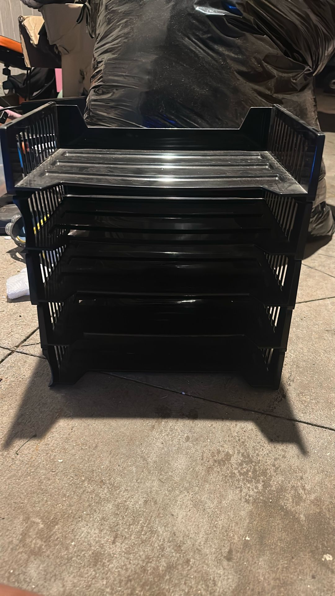File Tray Black 5pc
