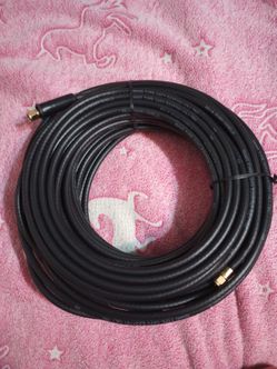 RG-6 quad-shield coaxial cable 18 AWG Cat V approx 50 feet