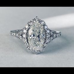 1.4 Carat Engagement Ring And Wedding Band 