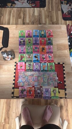 Amiibo animal crossing cards