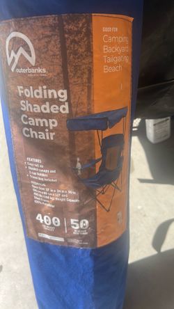 Camping chair with shade