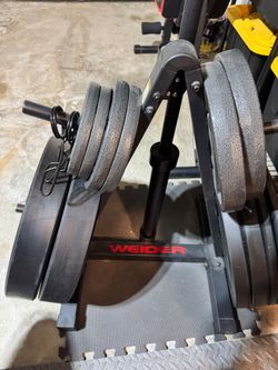 Free weights w. 6 ft. Barbell
