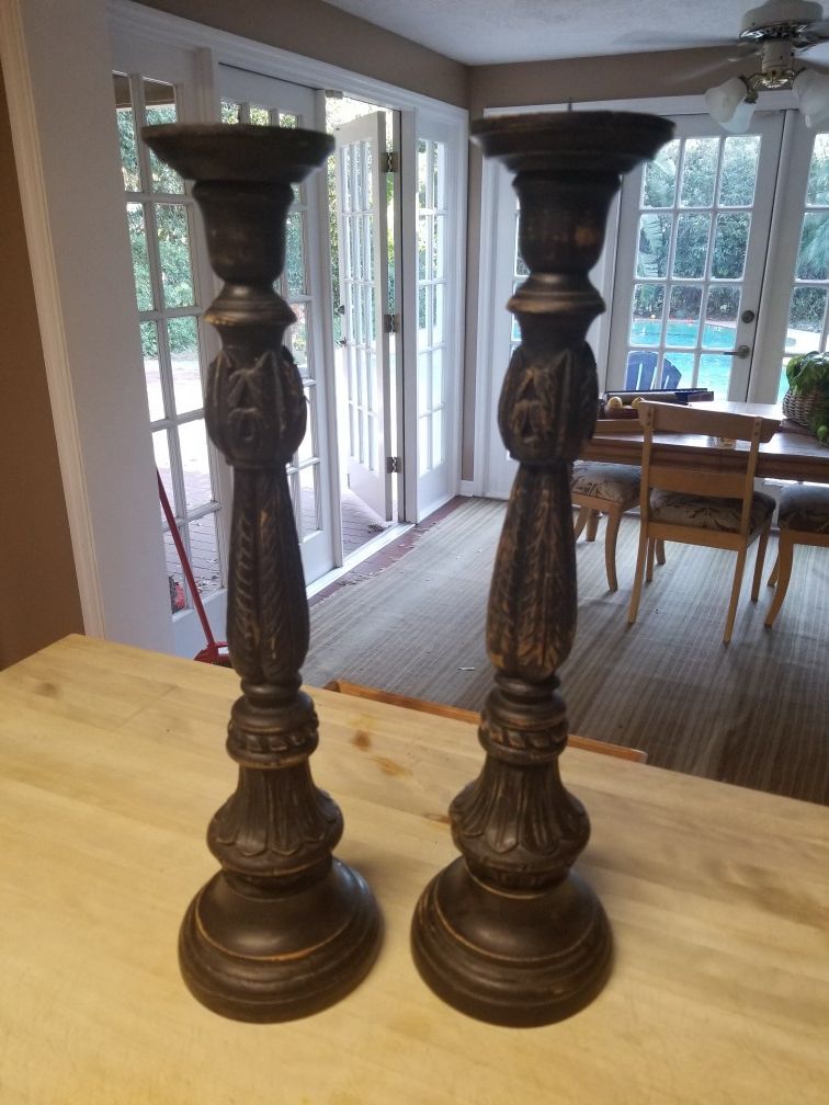 Three Hands Corp 21" Candle Holders