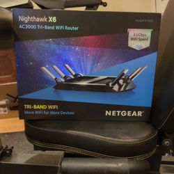 Netgear Nighthawk X6 AC3000 Tri-Band WiFi Router