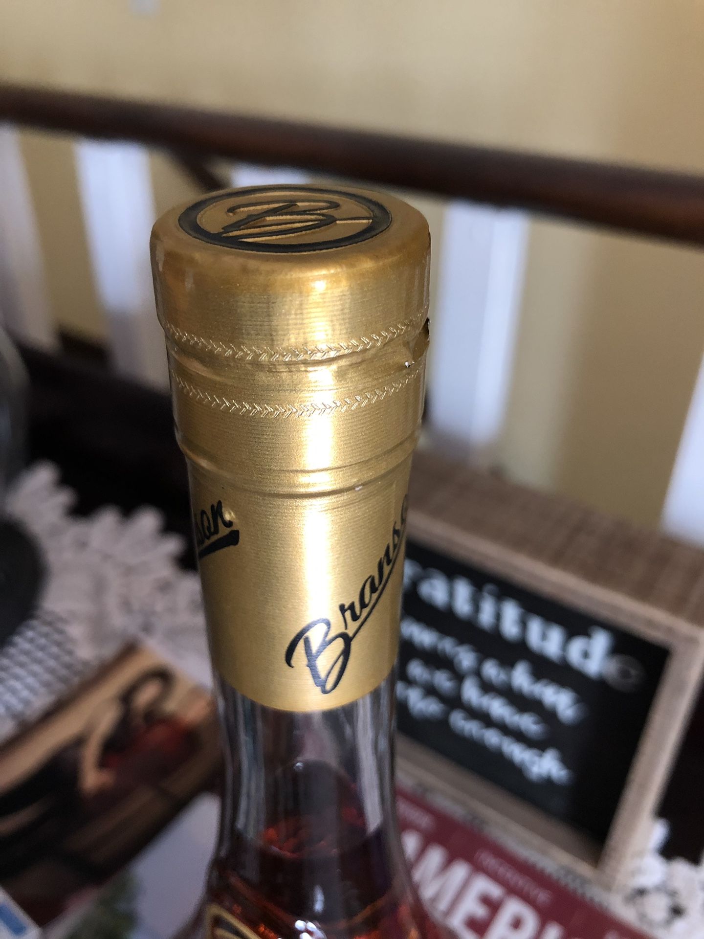 NEW signed 50 Cent Branson Cognac Contrõlée bottle by 50 cent for Sale