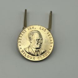 Rare Vintage Wilbur Clark Desert Inn Las Vegas Commemorative Money Clip 1950’s