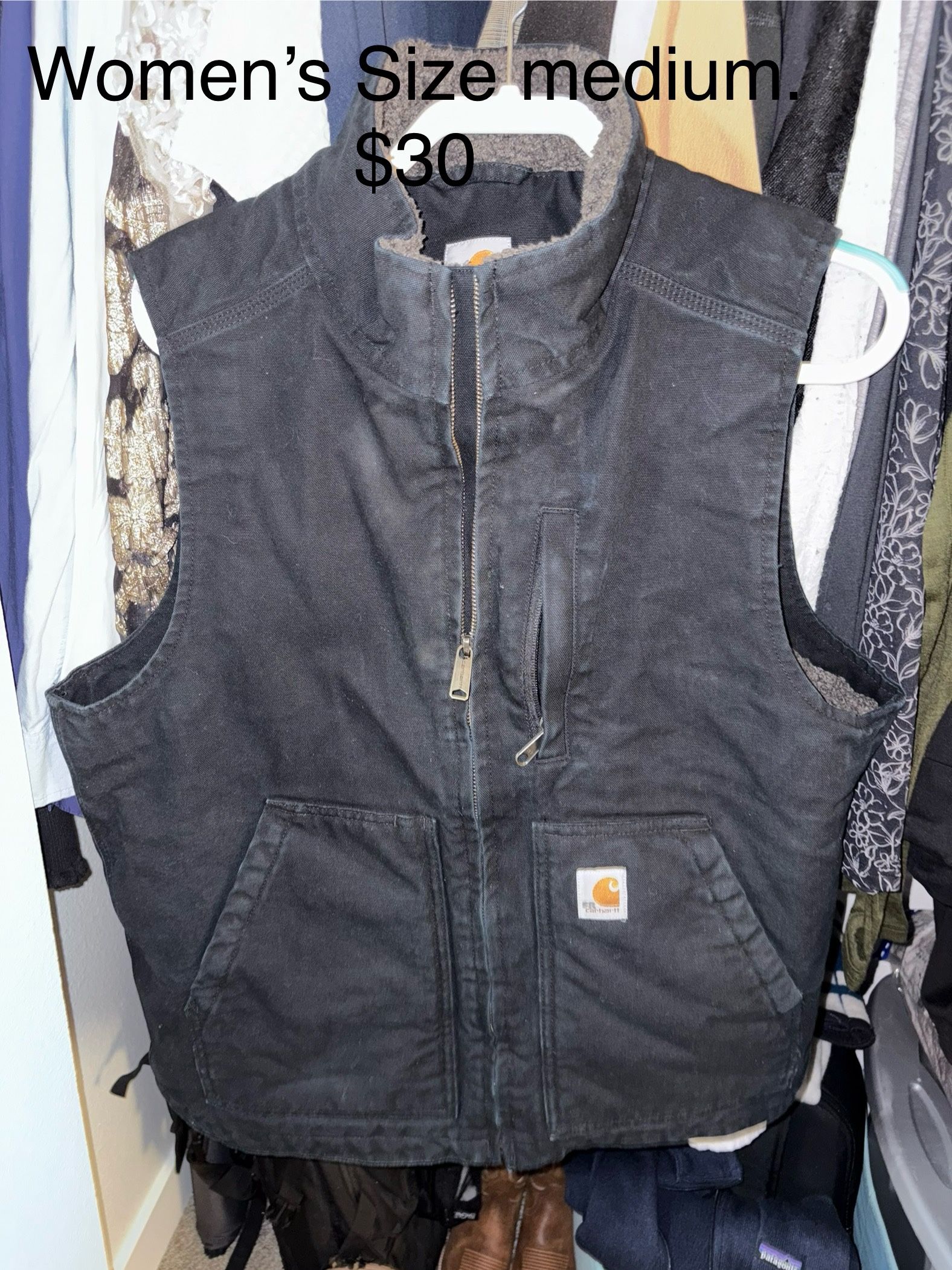 Carhartt Women’s Fleece Lined Vest. 