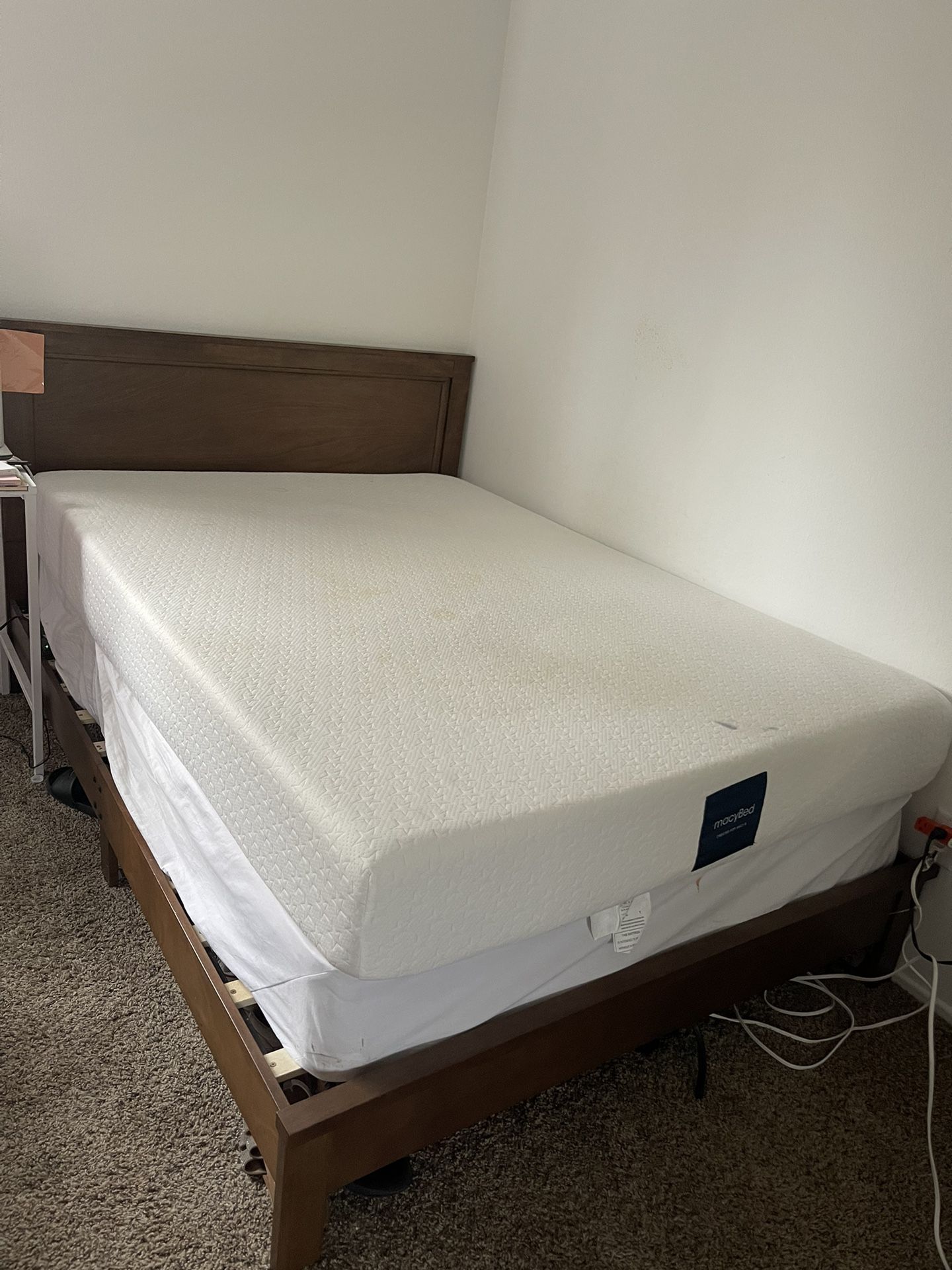 Full Bed Frame And Bed 