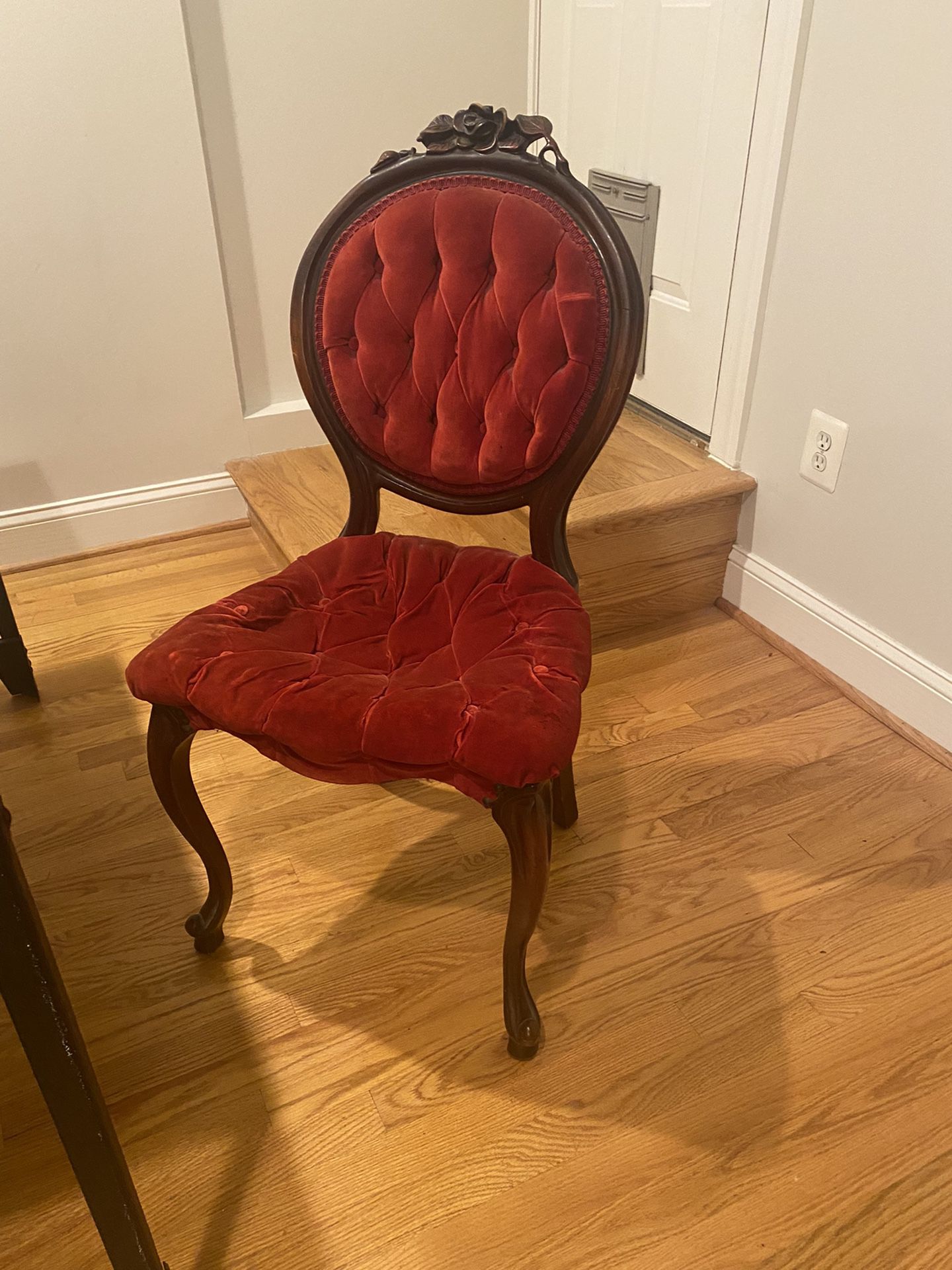 Antique Red Chair 